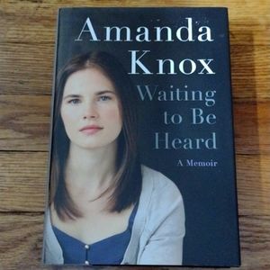Amanda Knox waiting to be heard. A memoir hardcover great condition